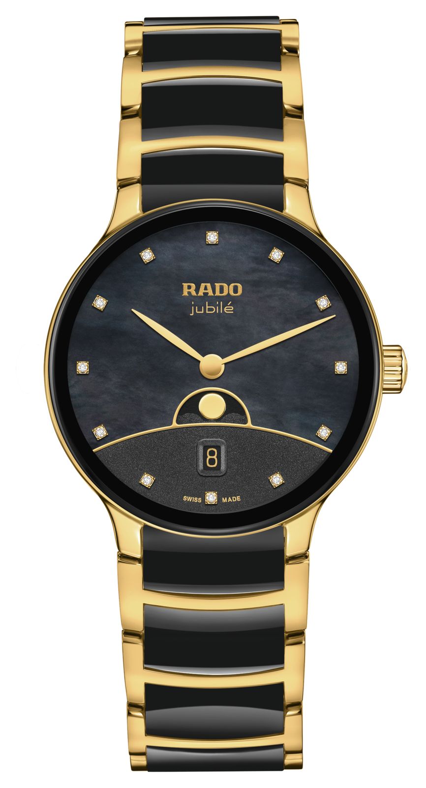 RADO Centrix phase de lune (35 mm) cadran en nacre montre