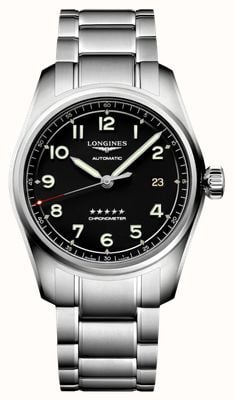 LONGINES Spirit Automatic Chronometer (40mm) Black Dial / Stainless Steel Bracelet L38104536