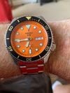 Customer picture of Seiko 5 Sport | Sports | Automatic | Orange Dial | Stainless Steel SRPD59K1
