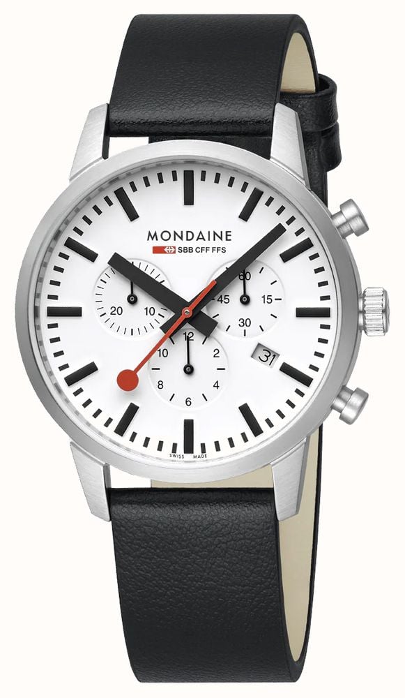 Mondaine evo big chronograph quartz watch best sale