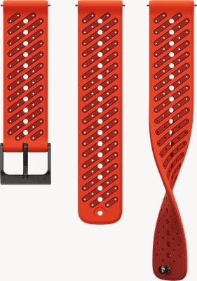 Suunto Cinturino in silicone arancione corallo Athletic 8 - 22 mm (s+m) - solo cinturino SS051243000