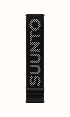 Suunto Cinturino in tessuto Athletic 7 completamente nero - 22 mm (s/m+m/l) - solo cinturino SS051131000
