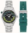 Aston Martin GRZ Icon Quartz Racing Zone GMT (41mm) Podium Green Dial / Steel Bracelet + Silicone Strap MTIZ1F503 - alternative Ansicht 6