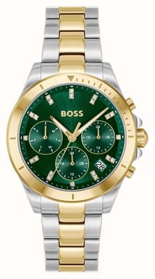 Lotus Freedom Day/Date Quartz (41.5mm) Green Dial / Stainless
