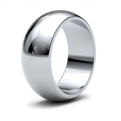 James Moore Wedding Rings | Palladium 500 | 8mm | Heavy | D-Shape | AG_8GHD-PD5