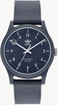 Adidas PROJECT ONE | Solar Powered | Navy Blue Dial | Navy Blue Silicone Strap AOST22043