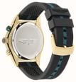 Aston Martin Thrill CLP Quartz Chronograph (45mm) Champagne Dial / Black & Podium Green Flex Strap MTRL1F601 - vista alternativa 3