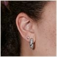 Olivia Burton Celestial Crystal Silver Tone Hoop Earrings 24100643 - vista alternativa 3