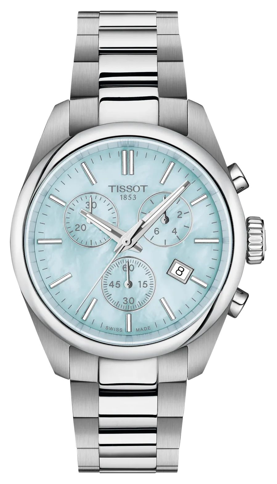Tissot Chronographe Ã  quartz PR 100 (36 mm), cadran en montre