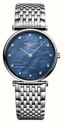 LONGINES La grande classique de longines (29 mm) niebieska tarcza z masy perłowej / stal nierdzewna L45124816