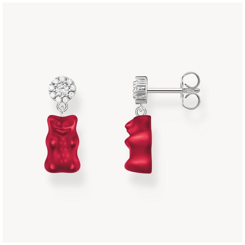 Thomas Sabo xHARIBO Red Goldbear Silver Earring Studs H2330- Jewellery