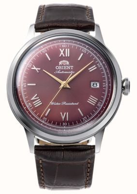 Orient Bambino Automatic (40.5mm) Red Dial / Brown Leather Strap RA-AC0026R30B