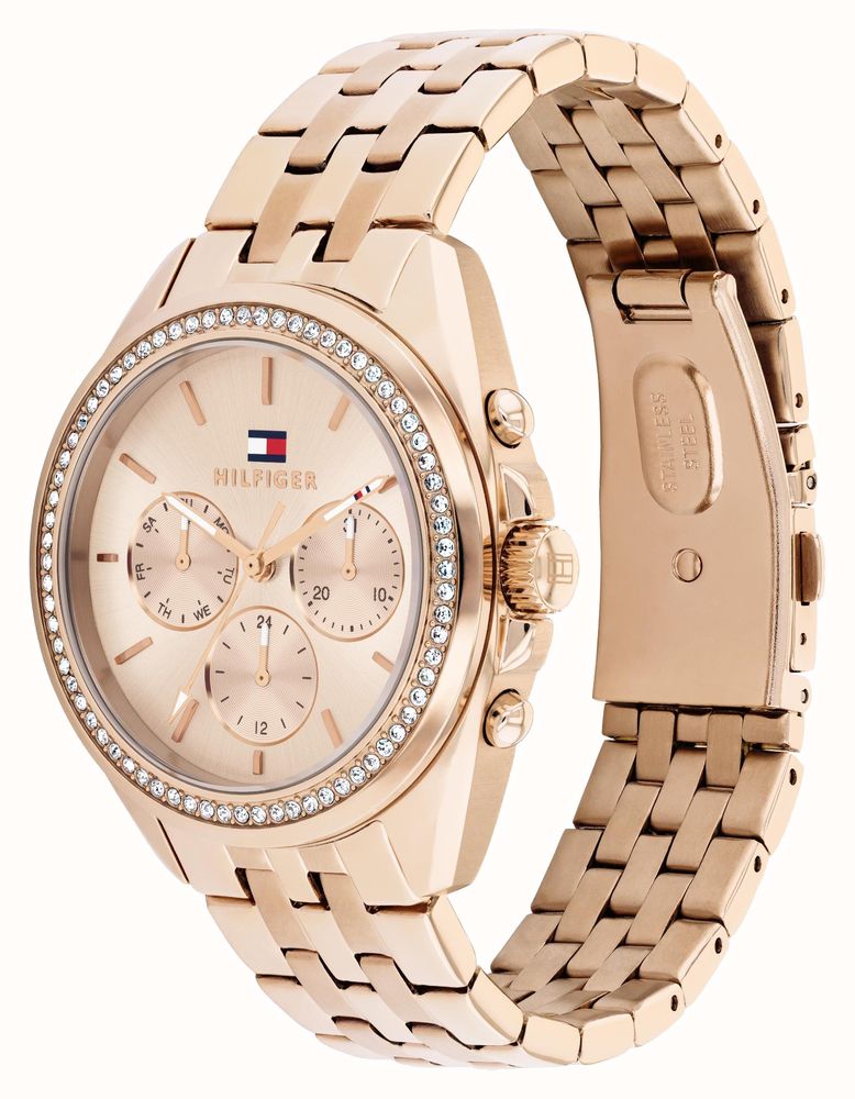 Tommy Hilfiger Mellie Multifunction (36mm) Rose-Gold Dial Rose