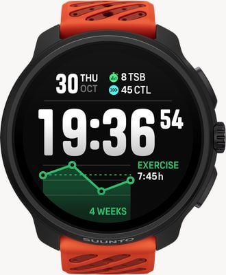 Suunto Race 2 AMOLED Multisport-Performance-Uhr (49 mm) Korallenorange SS051241000