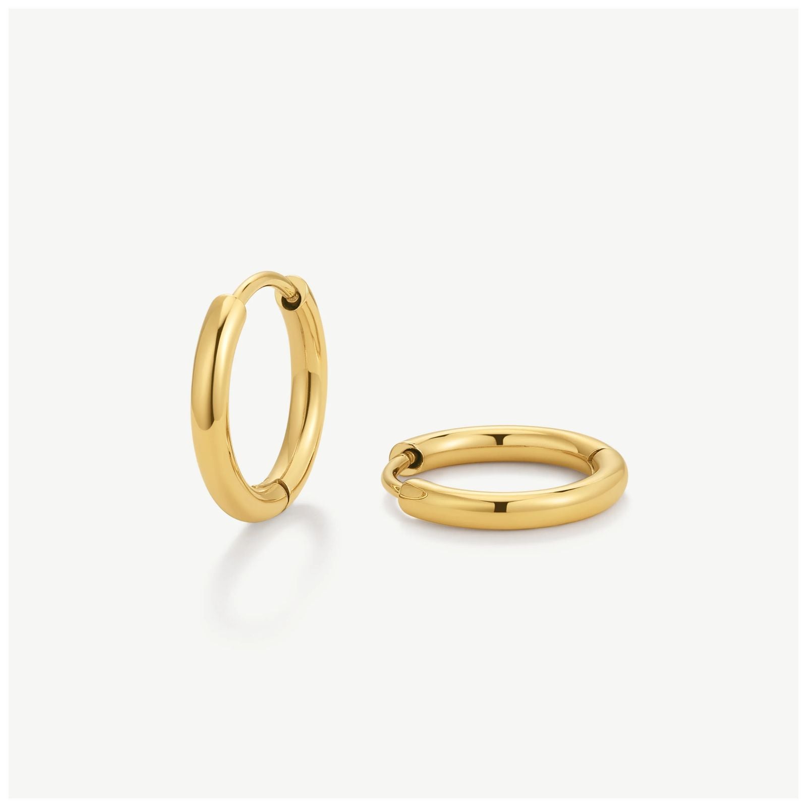 DLOUISE Gold Tone Essential Earrings Extra Small GE067 Jewellery