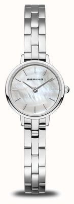 Bering Women's Classic (22mm) Mother-of-Pearl Dial / Stainless Steel Bracelet 11022-704