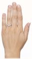 0.78ct Round Brilliant Natural Diamond 9ct Yellow Gold Half Eternity Ring BJR0436 - vue alternative 4