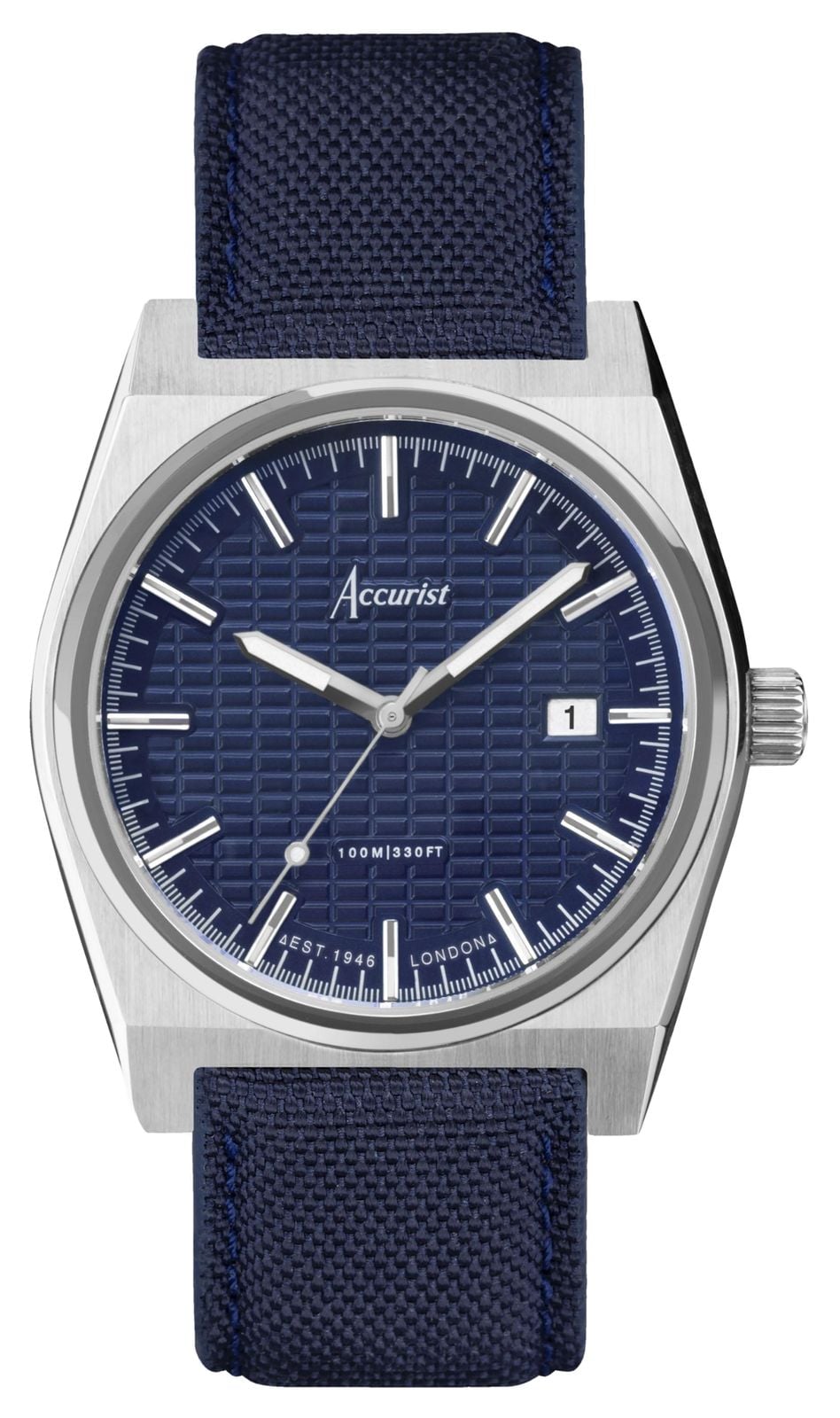 Accurist Origine homme (41 mm) cadran bleu roi / bracelet en montre