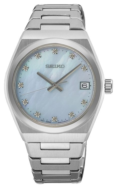 Seiko Essential Time Diamond (34 mm) avec cadran en montre