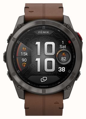 Garmin Fenix 8 Pro, 51mm, Amoled Display, Premium Connected Multisport Gps Smartwatch, Inreach Technology, Sapphire, Titanium With Graphite/Black Silicone Band