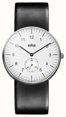 Braun Мужские белые черные часы BN0024WHBKG