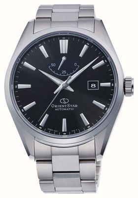 Orient Star Simple Date Mechanical (42mm) Black Dial / Stainless Steel RE-AU0402B00B