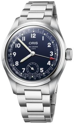 ORIS Big Crown Pointer Date Automatic Cal. 403 (38mm) Blue Dial / Stainless Steel Bracelet 01 403 7776 4065-07 8 19 06