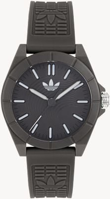 Adidas PROJECT FOUR (41mm) Black Dial / Black Rubber Strap AOST26041