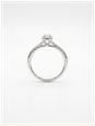 0.56ct Emerald Natural Diamond Platinum Halo Side Stone Ring ENG4043 - vista alternativa 3