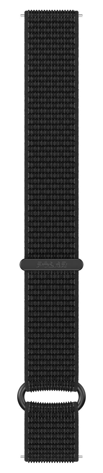 Polar Bracelet en nylon noir auto-agrippant S-M (22 mm) - montre