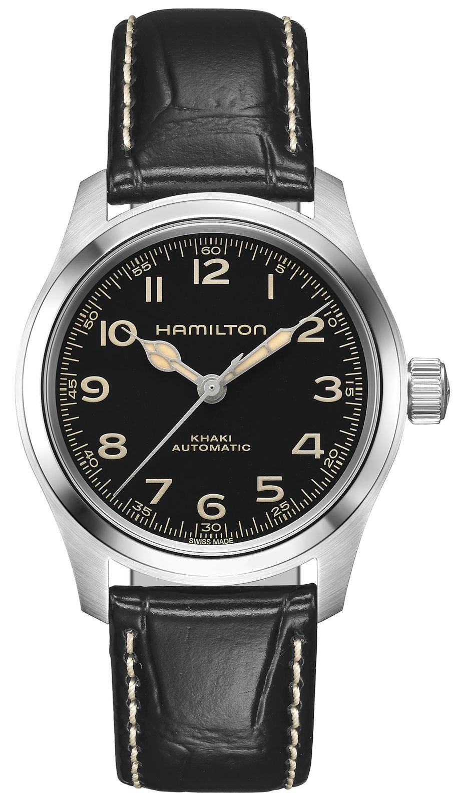 Hamilton Kaki field murph automatique (38 mm) cadran noir / montre