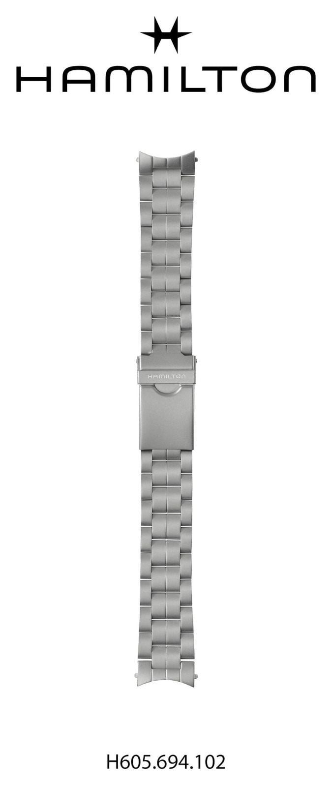 Hamilton Straps Bracelet de uniquement en acier montre