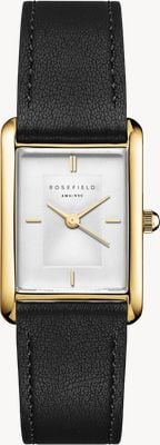 Rosefield Heirloom (23.5mm) White Dial / Black Leather Strap HWBLG-H06