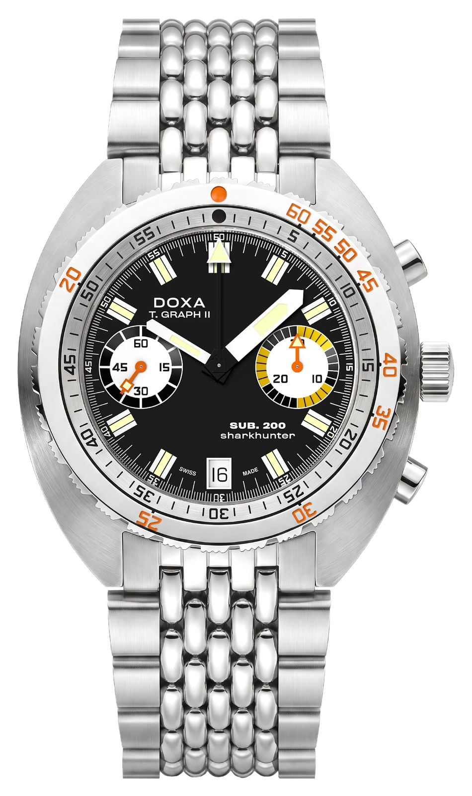 DOXA Sub 200 t.graph ii sharkhunter (42mm) cadran iconique montre