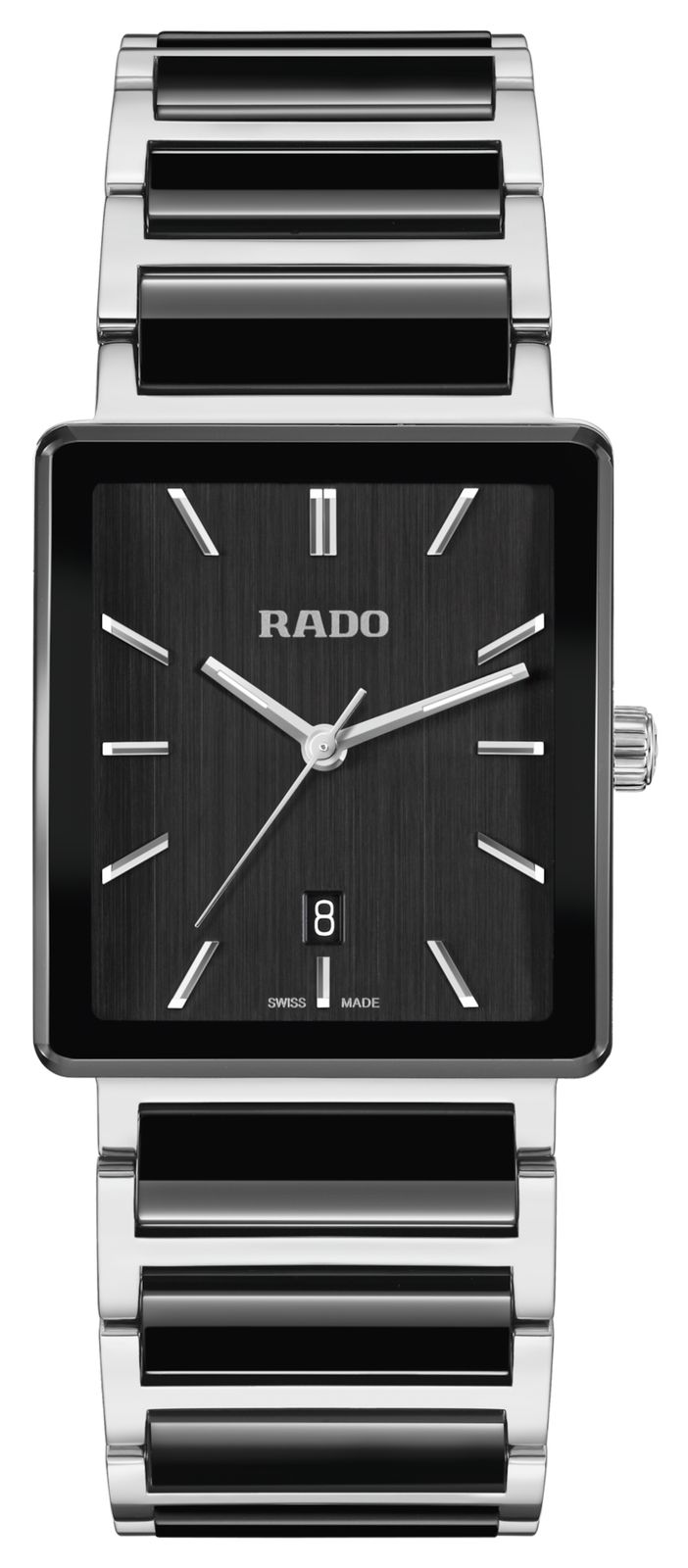 RADO Mouvement Ã  quartz intÃ©gral (31,5 mm), cadran noir montre