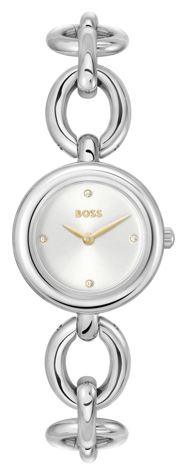 BOSS ChaÃ®ne Ã  maillons dynamiques (28 mm) avec cadran montre