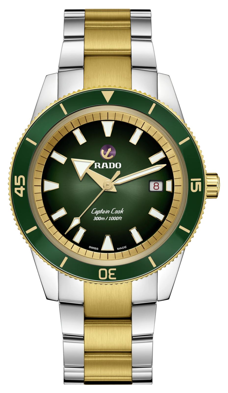 RADO Captain Cook automatique (42 mm) cadran vert / montre