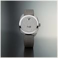Bremont Terra Nova Jumping Hour Automatic (35mm) Frosted Dial / Grey Nubuck Leather Strap TN35-JH-FS-CC-L-S - vista alternativa 7