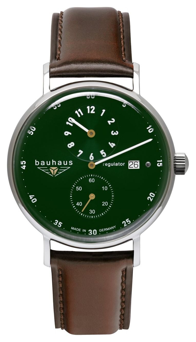 Bauhaus RÃ©gulateur automatique classique (41mm) cadran vert montre