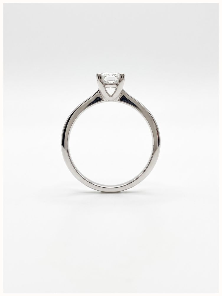 James Moore & Co 0.93ct Cushion Natural Diamond Platinum Solitaire Ring J71638 - alternative Ansicht 3
