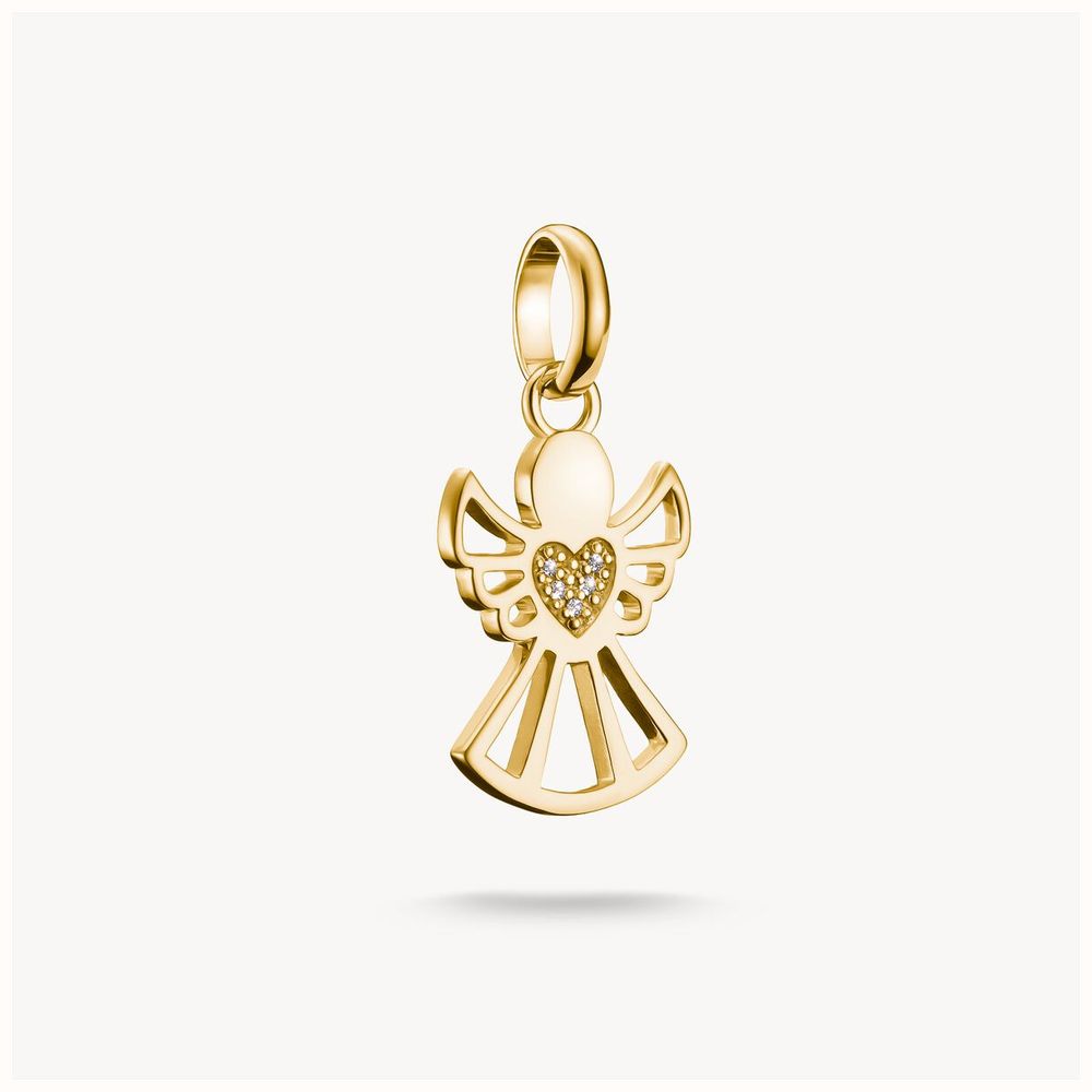 Thomas Sabo Gold-Plated Guardian Of Love Charm Pendant Connect