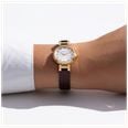 Herbelin Lady H Quartz (26mm) Silver 'Clous de Paris' Guilloché Dial / Burgundy Leather Strap 17512P1N28BU - alternate view 4