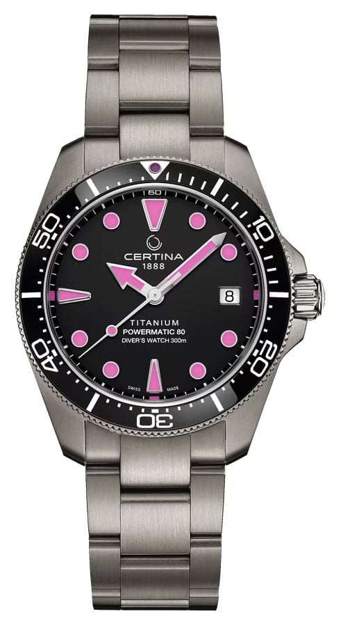 Certina DS Action Diver Powermatic 80 (38 mm) cadran montre