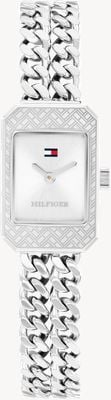 Tommy Hilfiger Sarah (16 mm) esfera plateada / pulsera de acero inoxidable 1782841