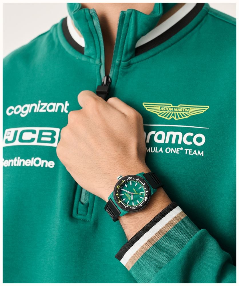 Aston Martin Aramco Formula One™ Team PDK W Quartz (40mm) Podium Green Dial / Black Silicone Strap Watch MTFK1F502 - alternative Ansicht 6