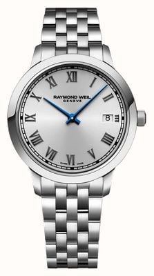 Raymond Weil Mostrador prateado de quartzo Toccata (34 mm) / pulseira de aço inoxidável 5385-ST-00659