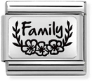 Nomination Classic Family Sterling Silver & Steel Charm 330111/33
