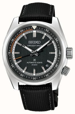 Seiko Prospex “Heritage Motoring” Countdown Speedtimer (39.5mm) Petrol Blue Dial / Black Leather HBC004J1