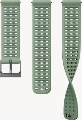 Suunto Cinturino in silicone verde salvia Athletic 9 - 22 mm (s+m) - solo cinturino SS051219000
