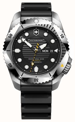 Victorinox Dive pro automatique (43 mm) cadran noir / bracelet caoutchouc noir 241994